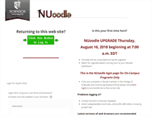 Tablet Screenshot of nuoodle.norwich.edu